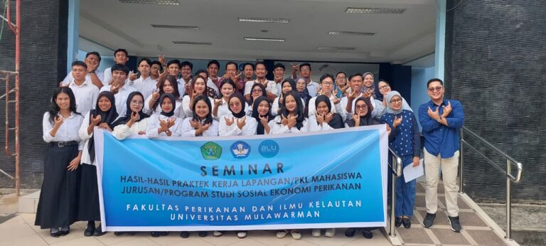 KEGIATAN SEMINAR HASIL PRAKTIK KERJA LAPANGAN (PKL) MAHASISWA JURUSAN SOSIAL EKONOMI PERIKANAN FPIK UNMUL
